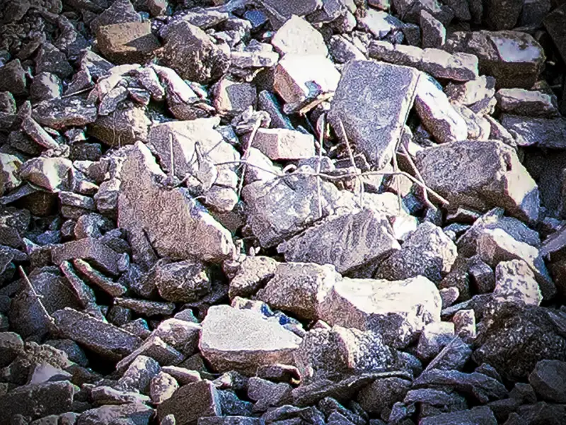 Schrotthandel Düsseldorf Ossenbühl Bauschutt mit Störstoffen