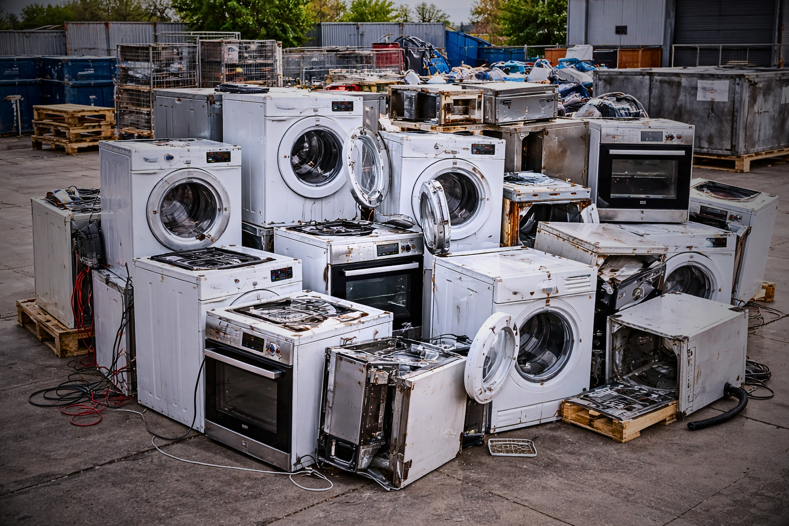 Schrotthandel Düsseldorf Ossenbühl Elektroschrott Weiße Ware