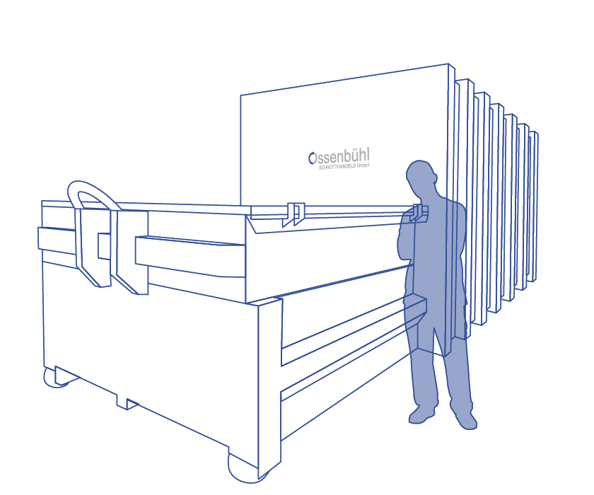 ossenbühl Abrollpresse